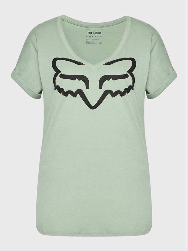 Fox Racing Fox Racing Тишърт Boundary 25718 Зелен Regular Fit