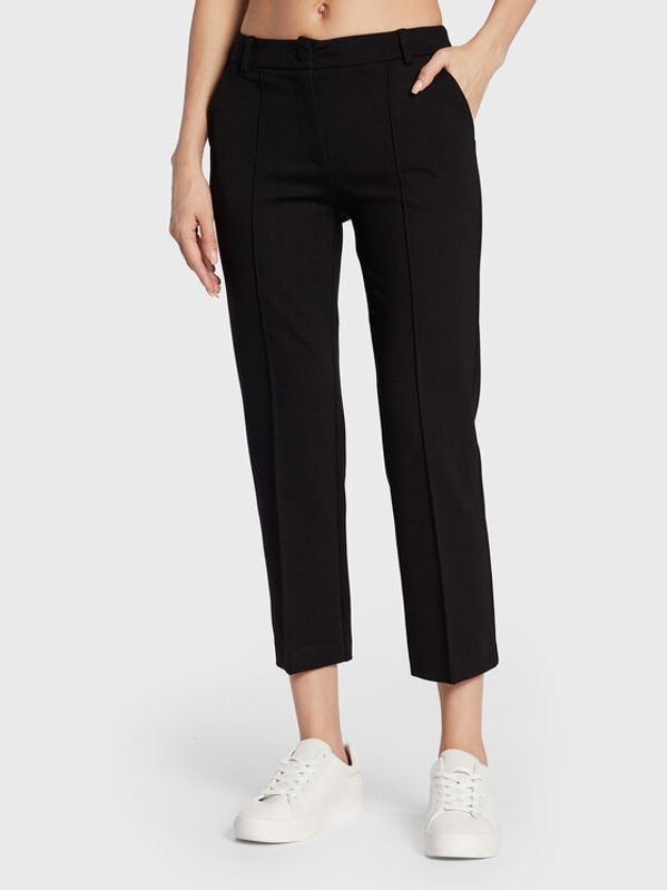 Fracomina Fracomina Чино панталони FR22WV4012W49701 Черен Slim Fit