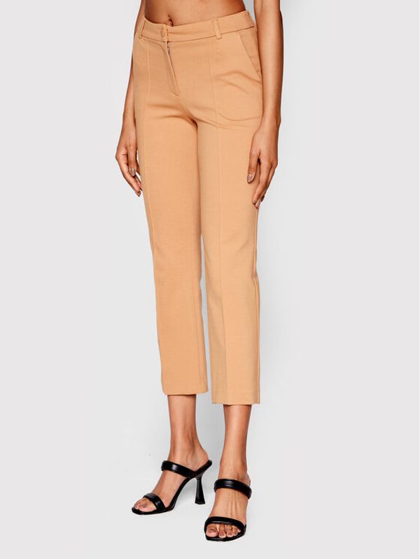 Fracomina Fracomina Чино панталони FR22WV4012W49701 Кафяв Slim Fit