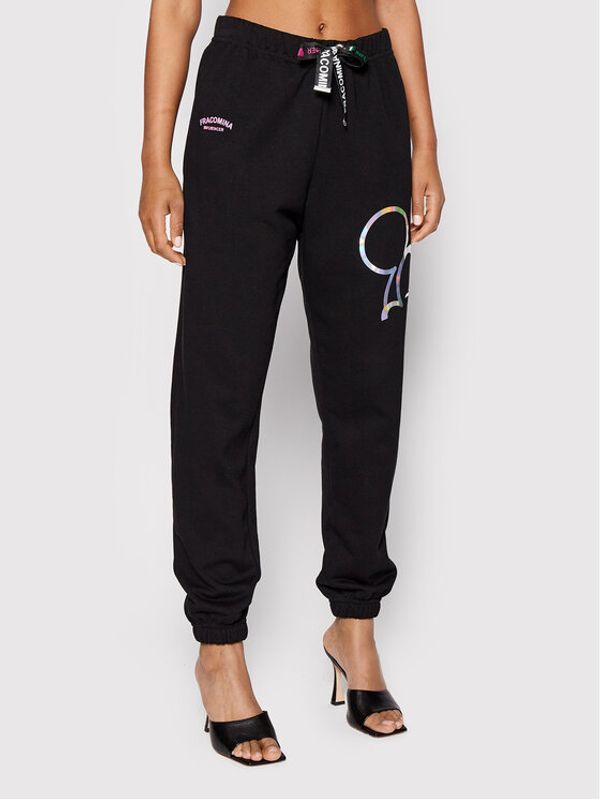 Fracomina Fracomina Долнище анцуг FD22SV2052F409N5 Черен Regular Fit