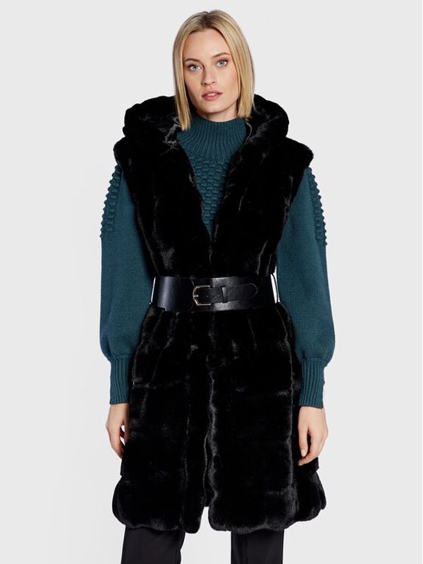 Fracomina Fracomina Елек FR22WC4007W54801 Черен Regular Fit