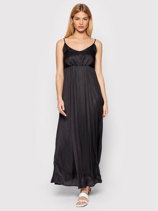 Fracomina Fracomina Ежедневна рокля FR22SD3018W41301 Черен Regular Fit