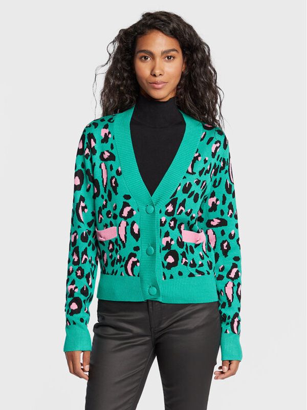 Fracomina Fracomina Кардиган FR22WT8014K414F8 Зелен Regular Fit