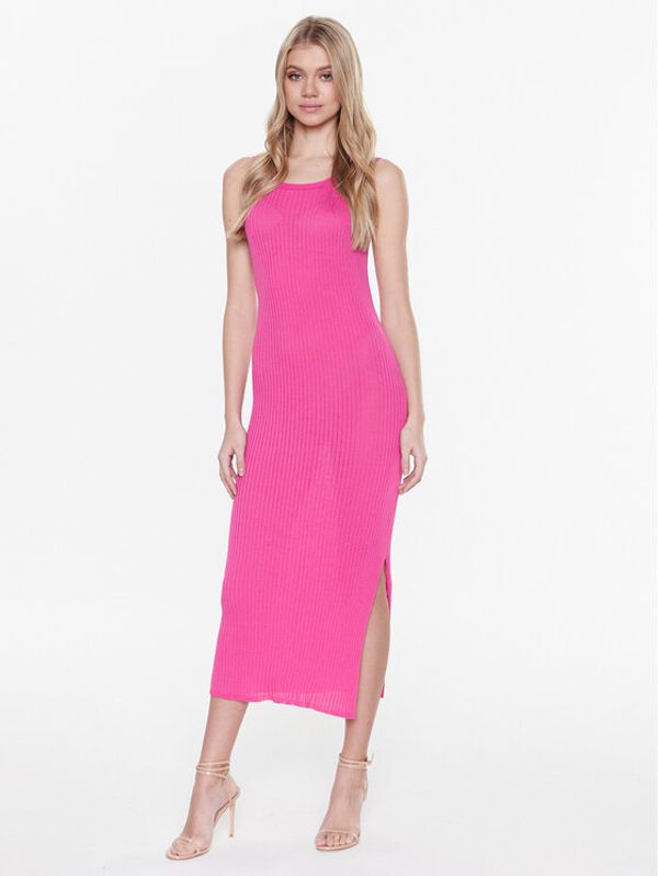 Fracomina Fracomina Плетена рокля FJ23SD5002K41401 Розов Regular Fit