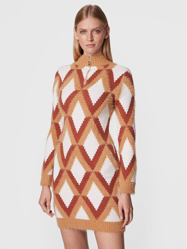 Fracomina Fracomina Плетена рокля FS22WD5005K497F8 Цветен Regular Fit