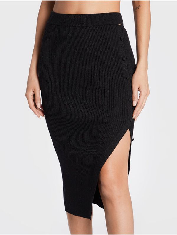 Fracomina Fracomina Пола тип молив FR22WG4003K459Q7 Черен Slim Fit