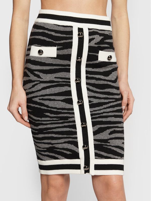 Fracomina Fracomina Пола тип молив FS22WG4004K499F8 Сив Slim Fit