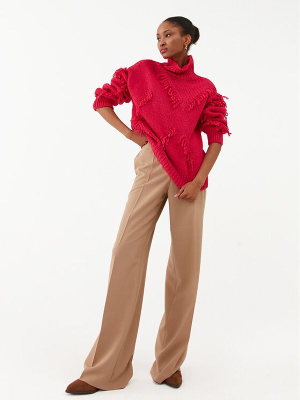 Fracomina Fracomina Поло FS23WT7027K47801 Розов Relaxed Fit