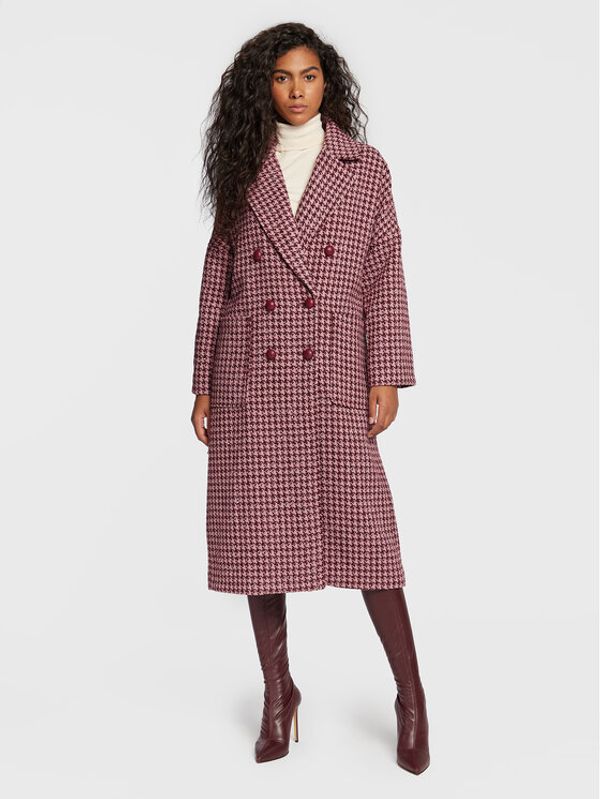 Fracomina Fracomina Преходно палто FS22WC1008W57201 Розов Regular Fit