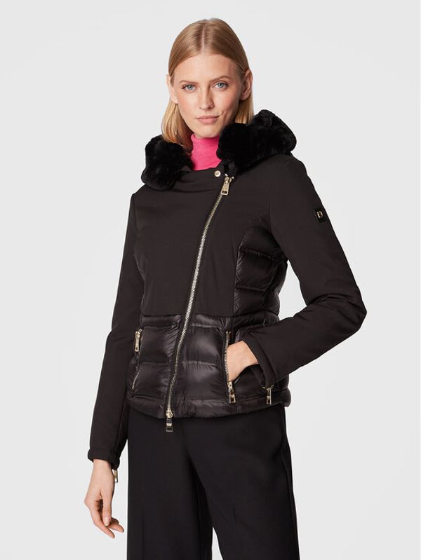 Fracomina Fracomina Преходно яке FP22WC3008O42901 Черен Slim Fit