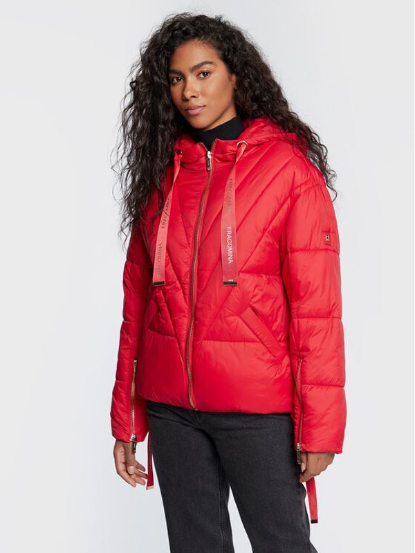 Fracomina Fracomina Пухено яке FS22WC3004O43001 Червен Regular Fit