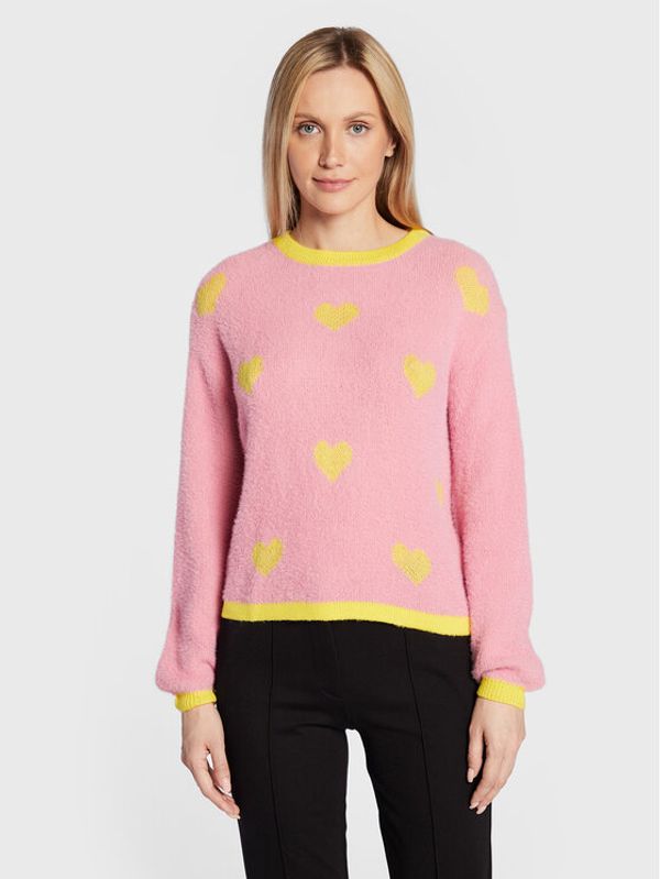 Fracomina Fracomina Пуловер FR22WT7035K468F8 Розов Regular Fit