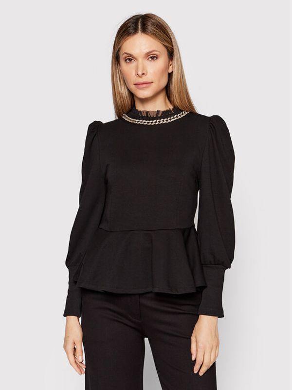 Fracomina Fracomina Пуловер FR22WT9028F40001 Черен Regular Fit