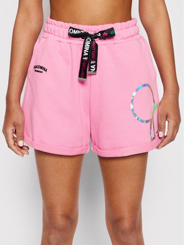 Fracomina Fracomina Спортни шорти FD22SV6051F409N5 Розов Regular Fit