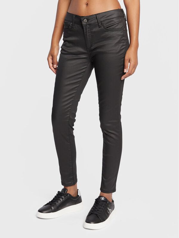 Fracomina Fracomina Текстилни панталони FR22WV8018D40201 Черен Slim Fit