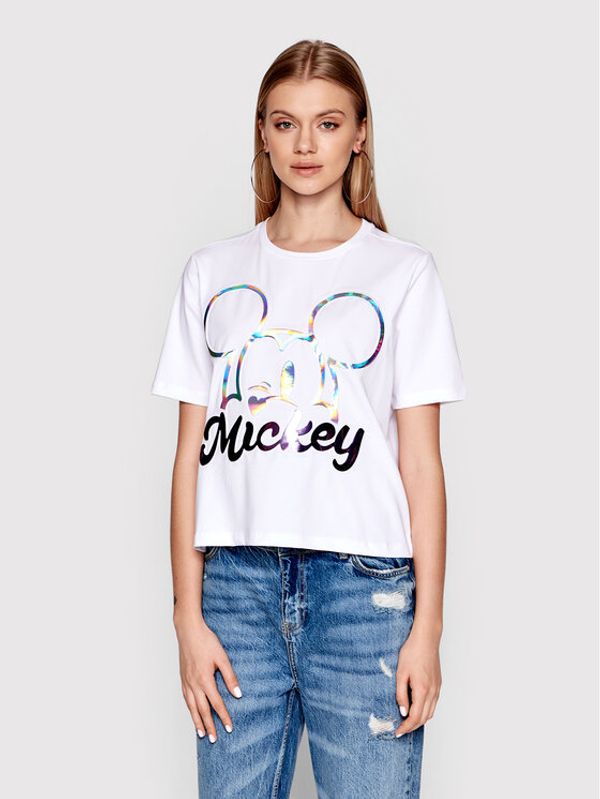 Fracomina Fracomina Тишърт FD22ST3052J400N5 Бял Regular Fit