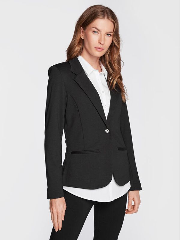 Fransa Fransa Блейзър 20605896 Черен Regular Fit