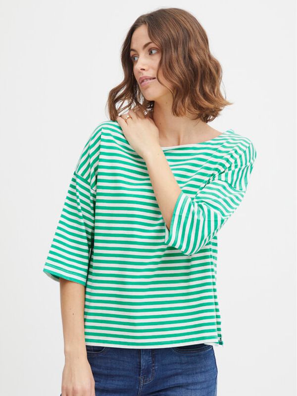 Fransa Fransa Блуза 20611666 Зелен Regular Fit