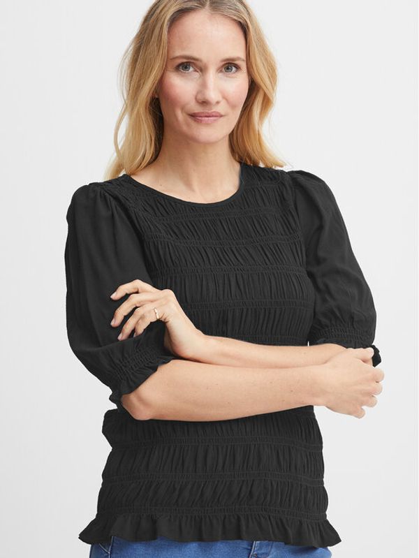 Fransa Fransa Блуза 20611903 Черен Regular Fit