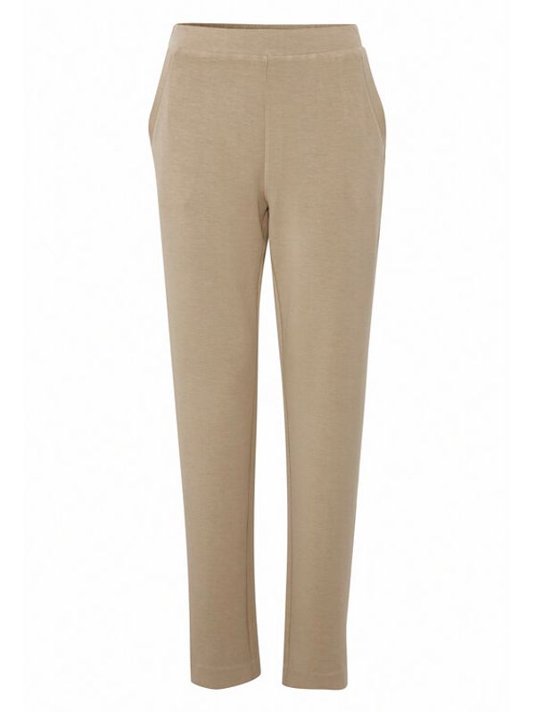 Fransa Fransa Долнище анцуг 20611723 Бежов Regular Fit