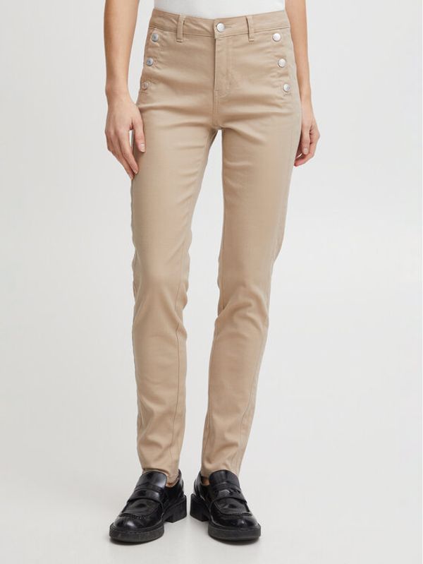 Fransa Fransa Дънки 20607793 Бежов Slim Fit