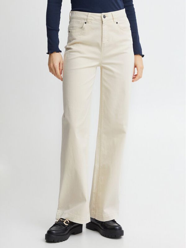 Fransa Fransa Дънки 20611759 Екрю Relaxed Fit