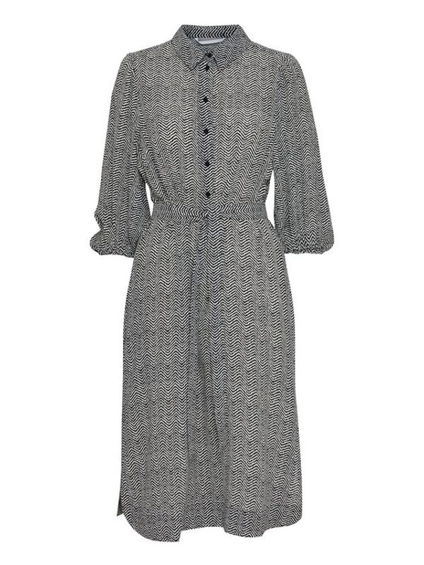 Fransa Fransa Ежедневна рокля 20611667 Черен Regular Fit