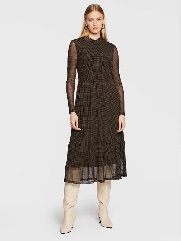 Fransa Fransa Ежедневна рокля Frmesh 20611253 Кафяв Regular Fit