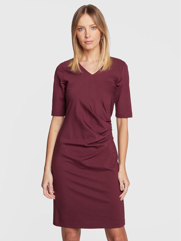 Fransa Fransa Ежедневна рокля Lano 20611304 Бордо Slim Fit