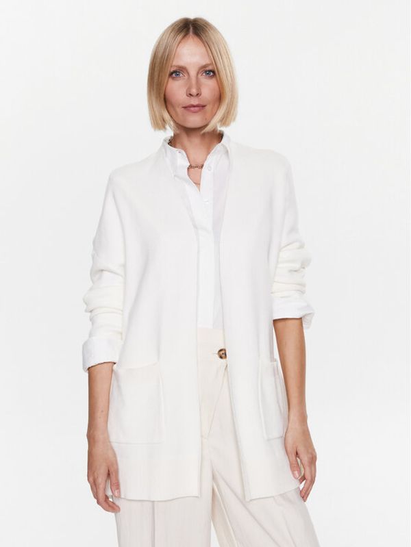 Fransa Fransa Кардиган 20612324 Бял Relaxed Fit