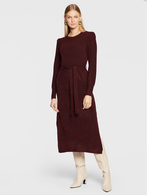 Fransa Fransa Плетена рокля Frsandy 20611138 Бордо Regular Fit