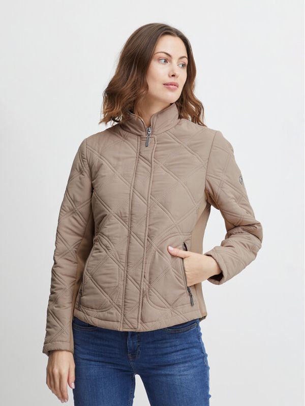 Fransa Fransa Преходно яке 20611643 Бежов Regular Fit