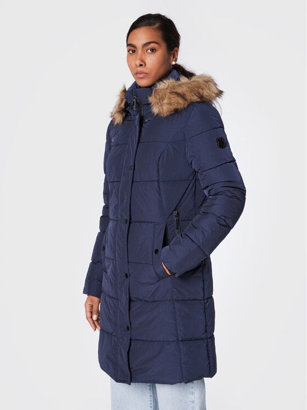 Fransa Fransa Пухено яке Frbac 20610814 Тъмносин Regular Fit