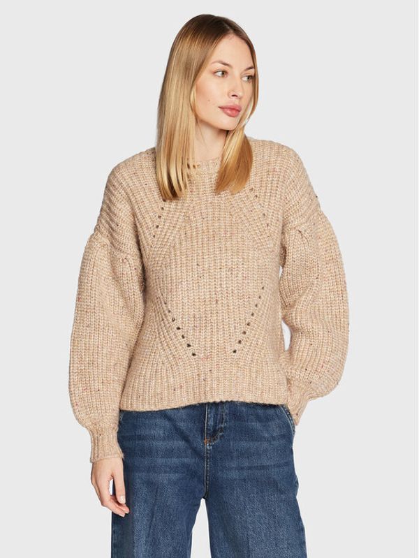 Fransa Fransa Пуловер Frkaren 20611152 Бежов Loose Fit