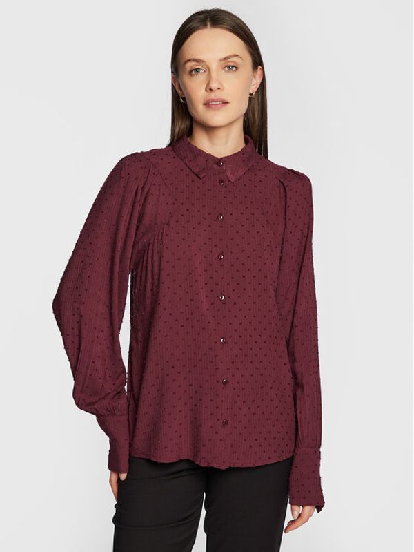 Fransa Fransa Риза Mindy 20611070 Бордо Regular Fit
