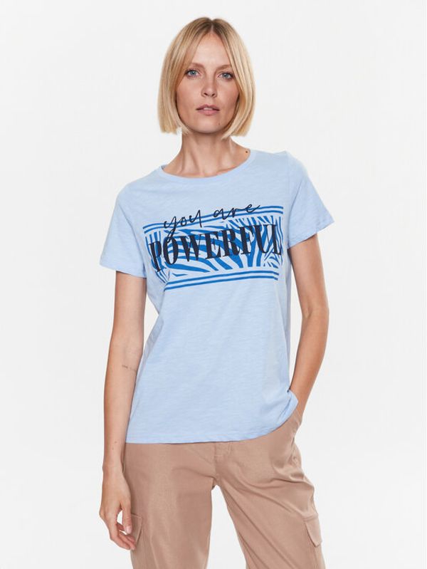 Fransa Fransa Тишърт 20611763 Син Regular Fit