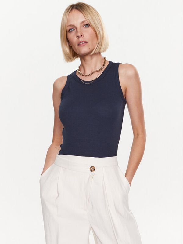 Fransa Fransa топ 20612012 Тъмносин Slim Fit