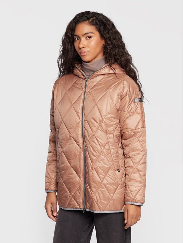 Frieda & Freddies Frieda & Freddies Пухено яке 8710 Кафяв Regular Fit