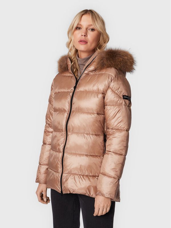 Frieda & Freddies Frieda & Freddies Пухено яке 8715C Бежов Regular Fit