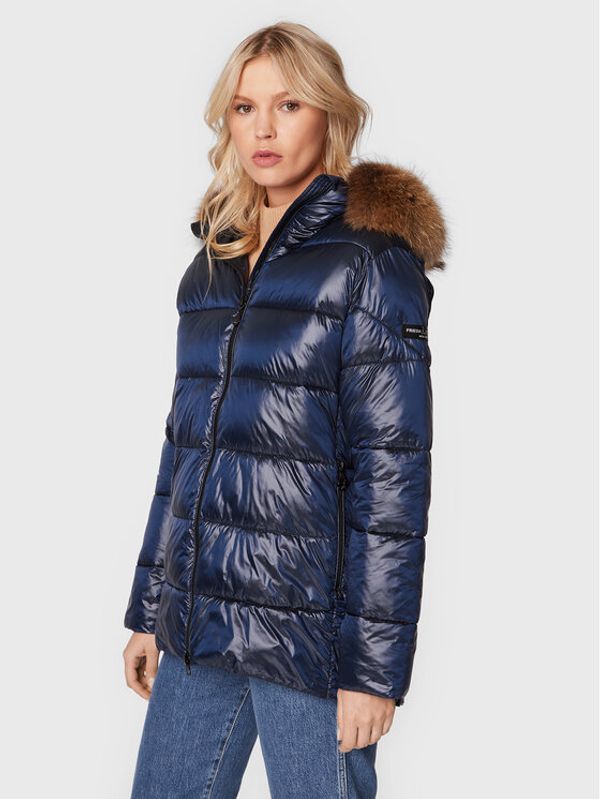 Frieda & Freddies Frieda & Freddies Пухено яке 8715C Тъмносин Regular Fit