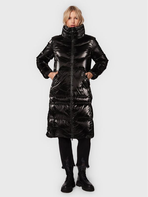 Frieda & Freddies Frieda & Freddies Пухено яке 8824 Черен Regular Fit