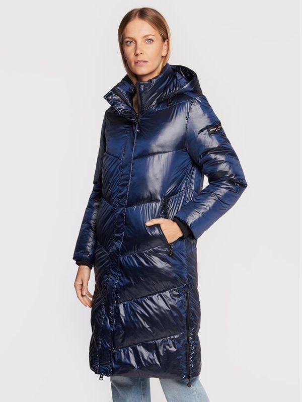 Frieda & Freddies Frieda & Freddies Пухено яке 8870A Тъмносин Regular Fit