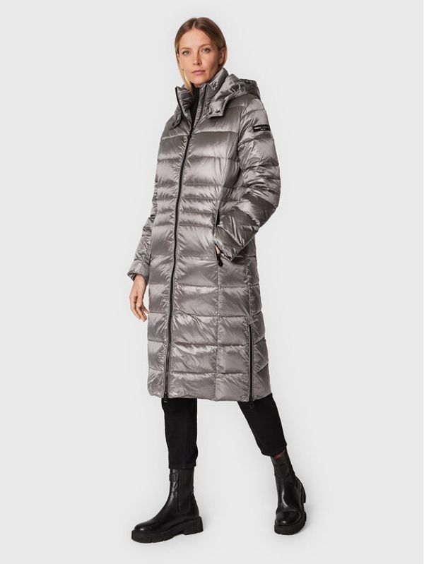 Frieda & Freddies Frieda & Freddies Пухено яке 8880A Сребрист Regular Fit