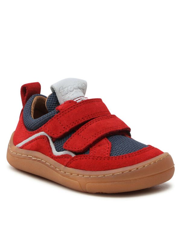 Froddo Froddo Обувки Barefoot D-Velcro G3130223-2 Червен
