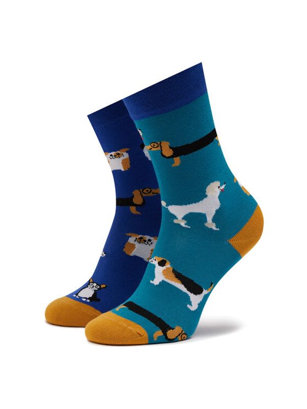 Funny Socks Funny Socks Дълги чорапи unisex Dogs SM1/34 Син