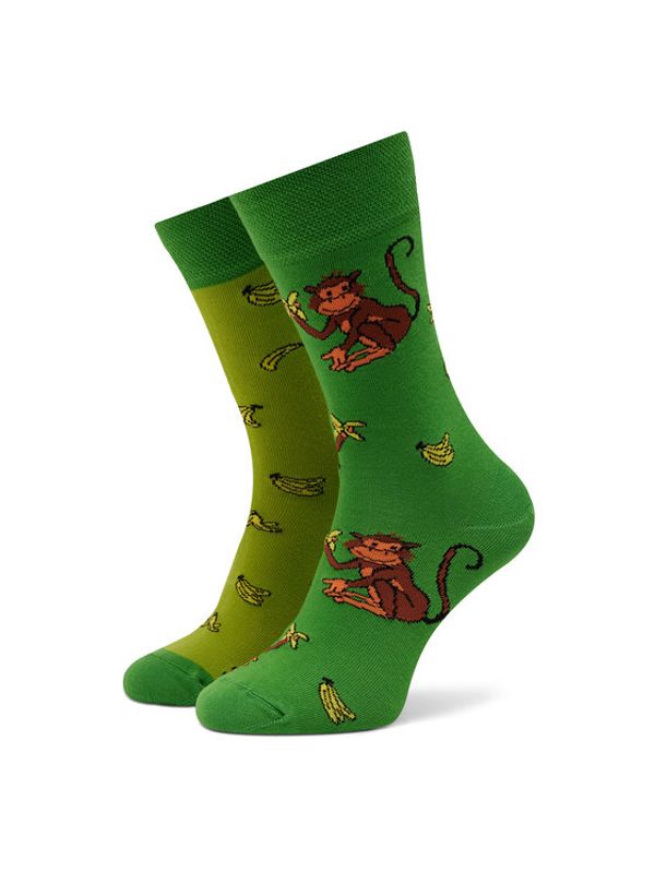 Funny Socks Funny Socks Дълги чорапи unisex Monkey SM1/22 Зелен