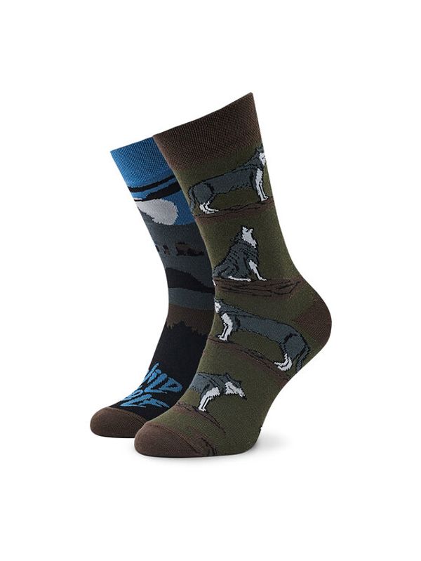 Funny Socks Funny Socks Дълги чорапи unisex Wild Wolf SM2/11 Цветен