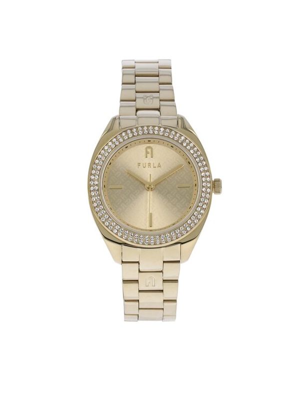 Furla Furla Часовник Logos WW00041-K21000-OR000-1-007-20-CN-W Златист