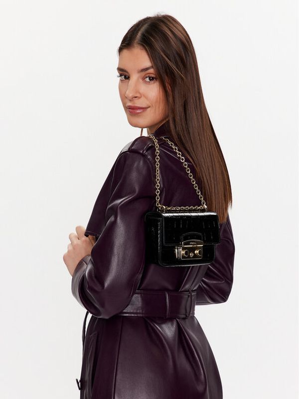 Furla Furla Дамска чанта Metropolis WB00828-BX1545-O6000-1-007-20-BG-B Черен