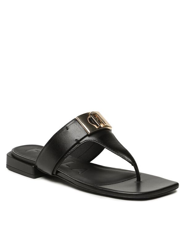 Furla Furla Джапанки Zoe YG42FZE-Y62000-O6000-1-007-20-IT Черен